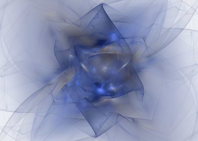 Folds in Blue and Gold