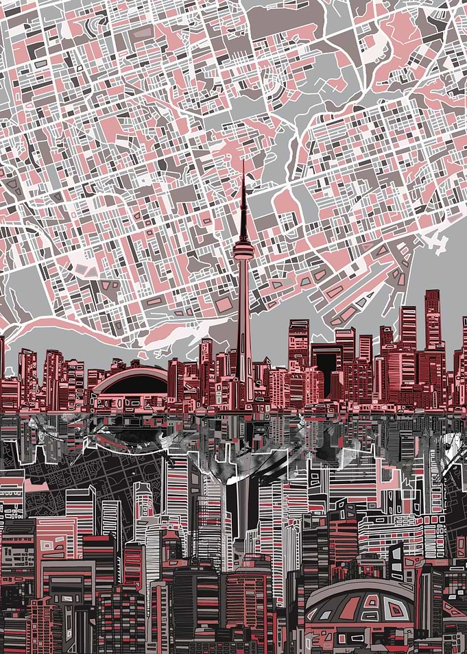 Toronto city abstract 3