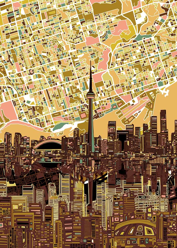 Toronto city abstract 4