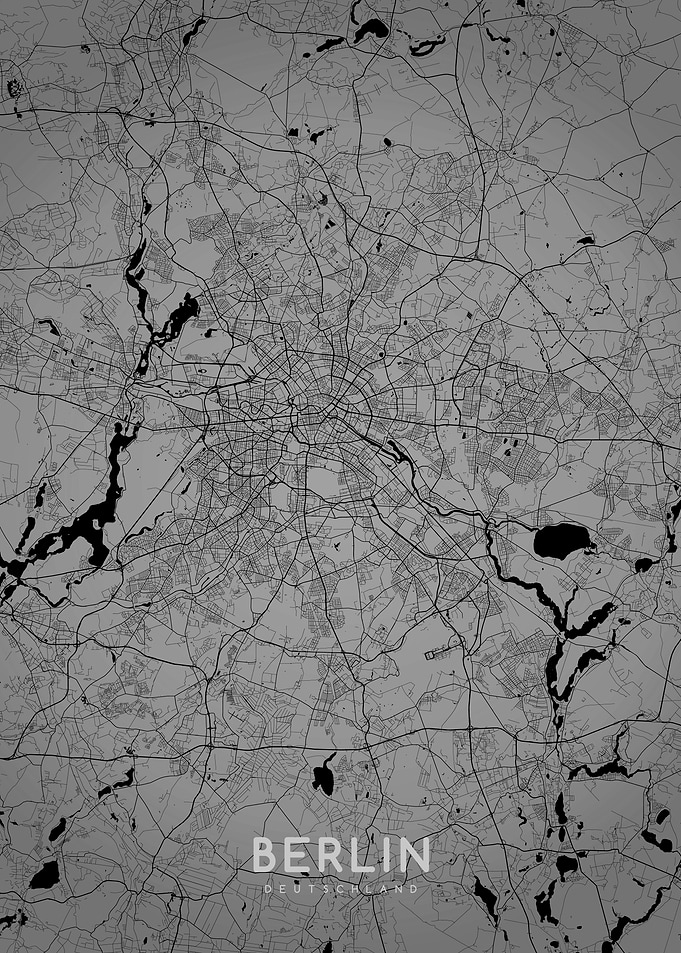 Berlin map BW