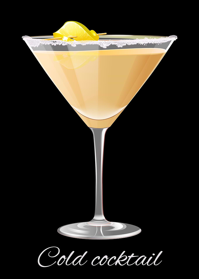 Cold cocktail black