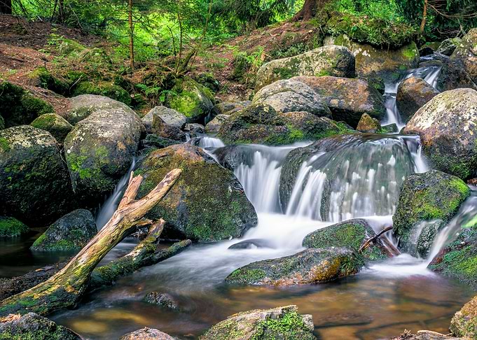 Waterfall Forest River Hot