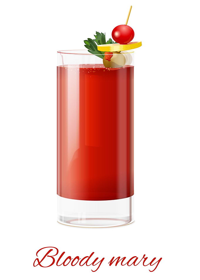 Bloody mary white