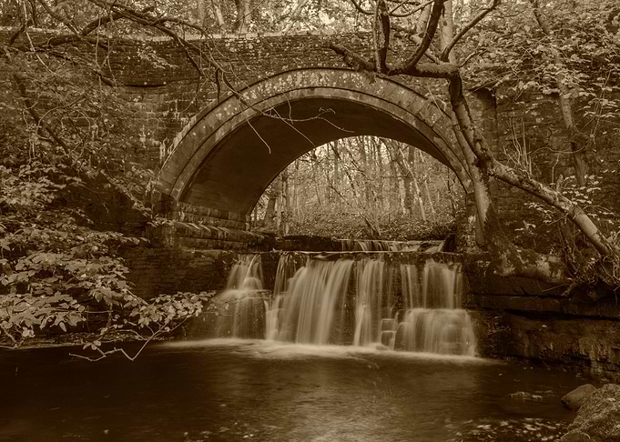 The old waterfall