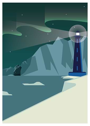 Iced Lighthouse