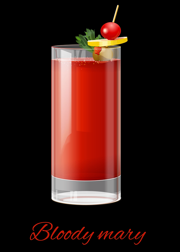 Bloody mary black