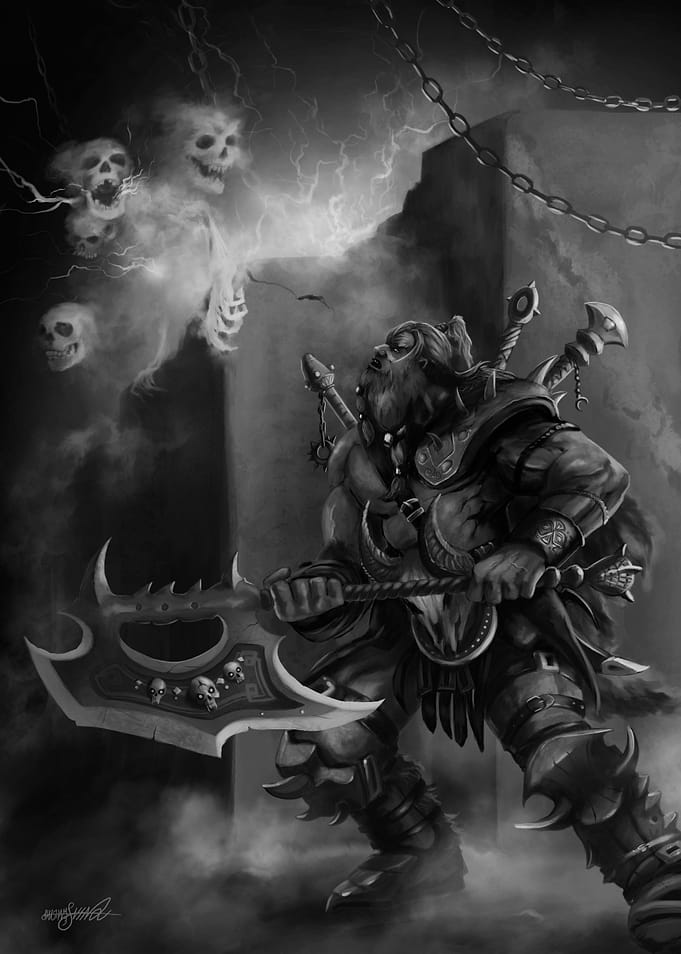Ambush on the Dead BW