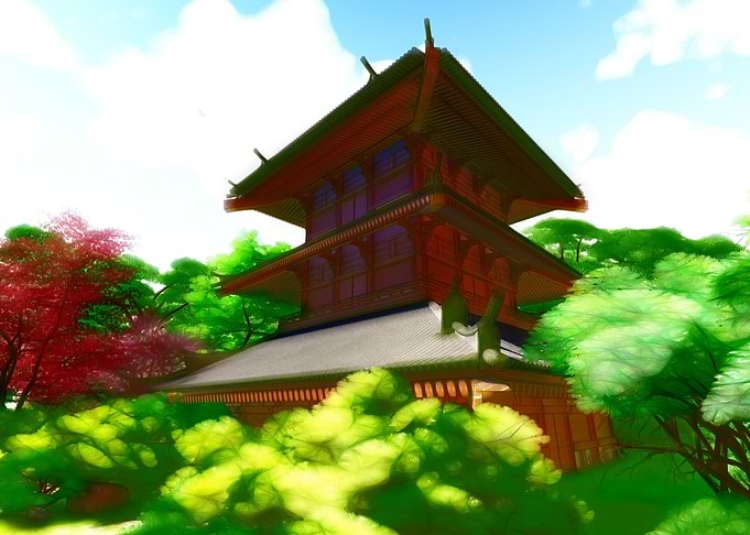 Orange Pagoda