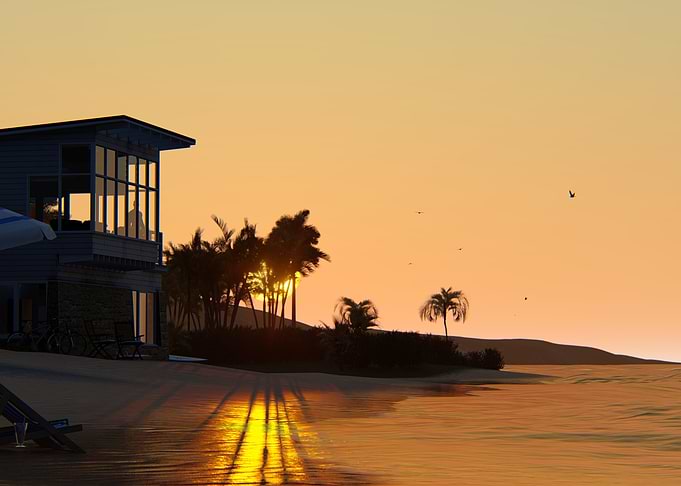 Sunset at the Beach