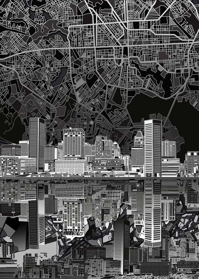 Baltimore city abstract 4