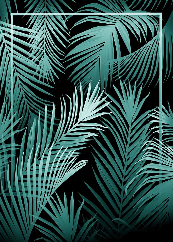 Palm leaves pattern 3