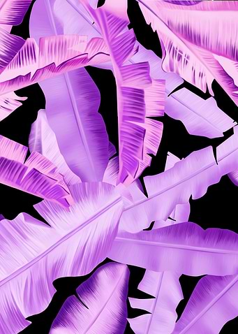 Tropical leaf pattern 2