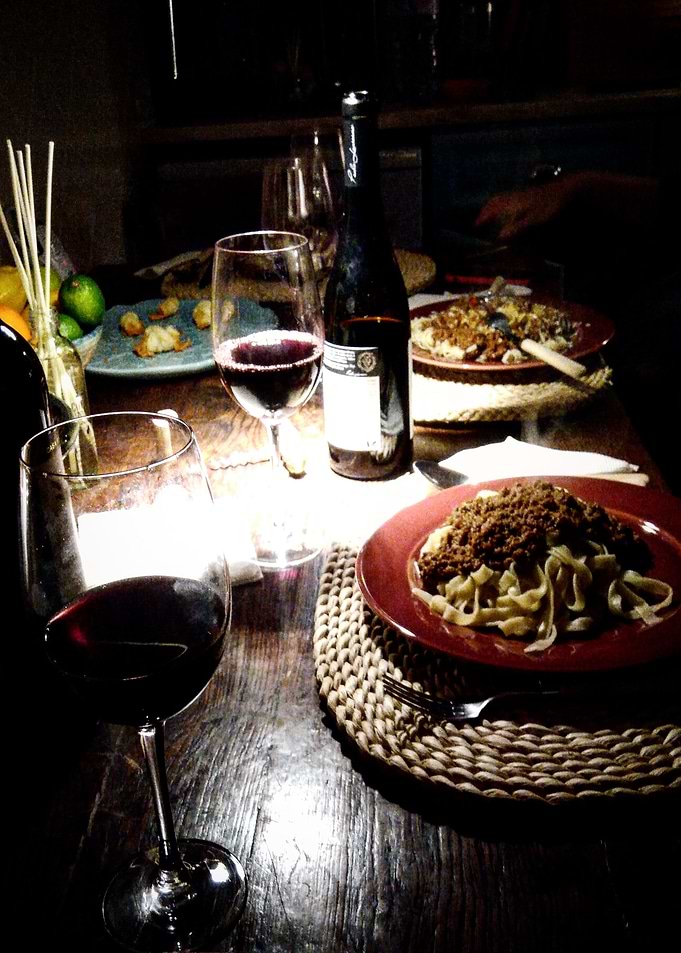 Dinner with friends