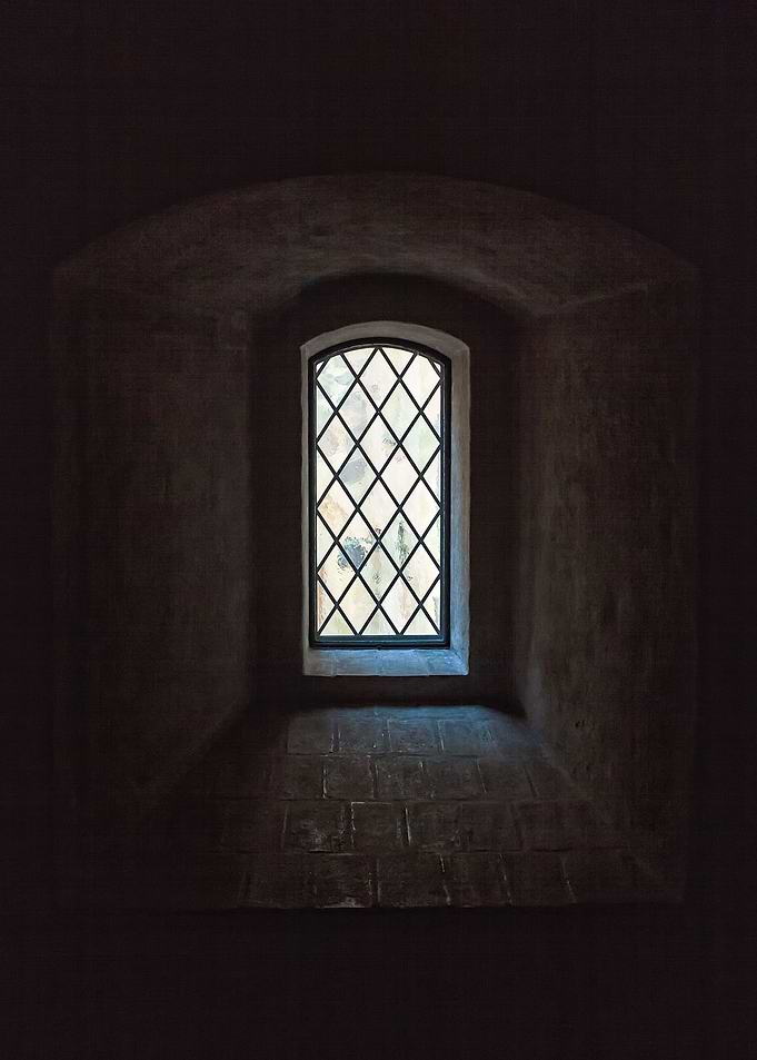 Window Frame At The Castle