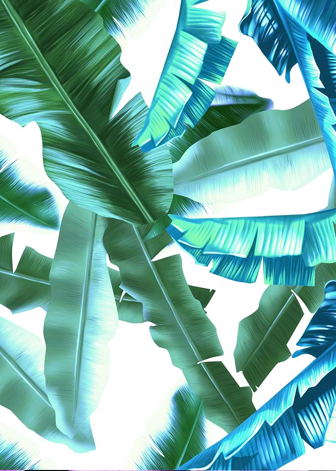 Tropical leaf pattern 3