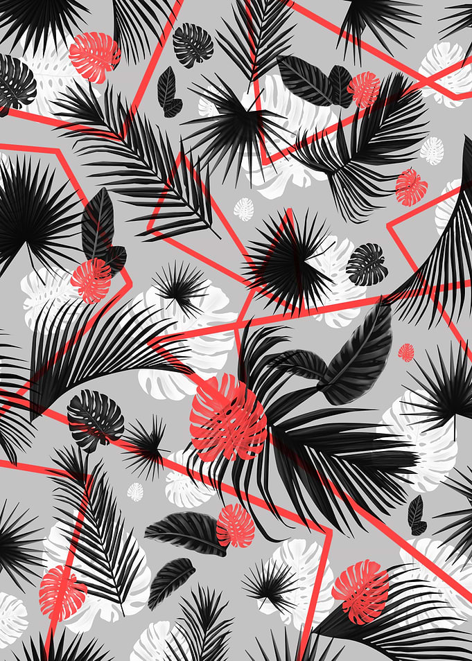 Palm geometric pattern 5