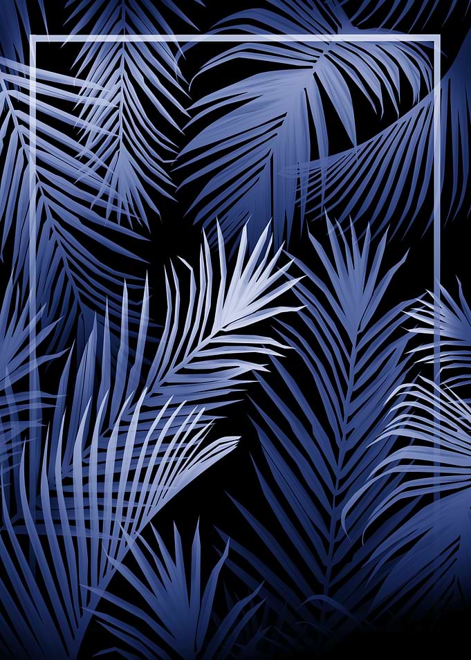 Palm leaves pattern 4