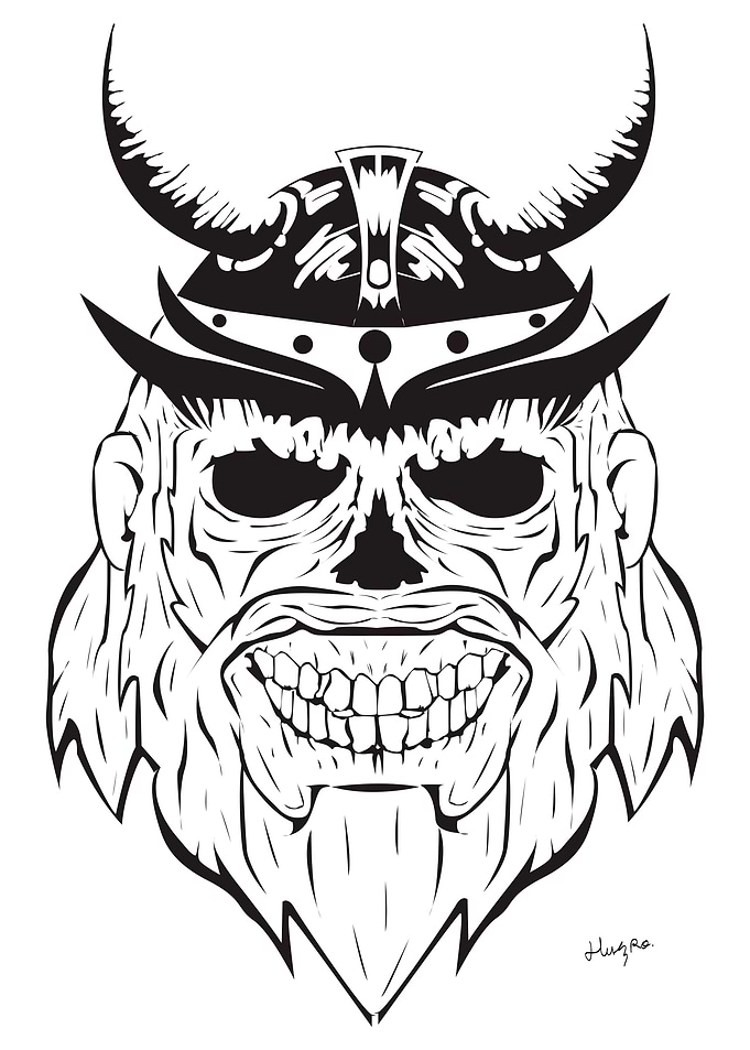 celtique skull