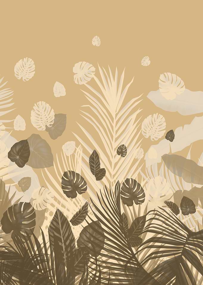 Tropical pattern gold