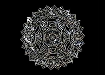 Mexican Silver Mandala