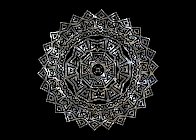 Mexican Silver Mandala