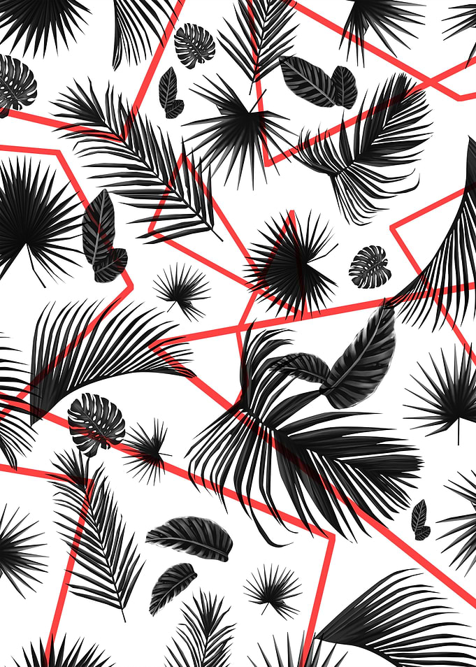 Palm geometric pattern 4
