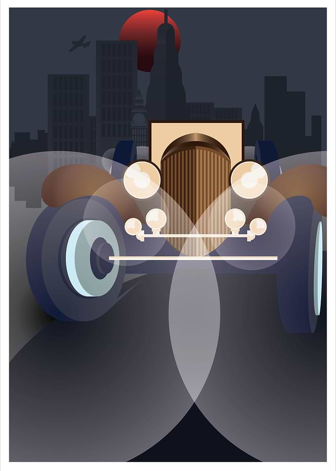 Classic Car Flashlight
