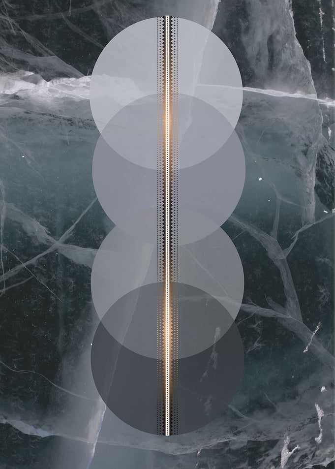 Spheres on marble 3
