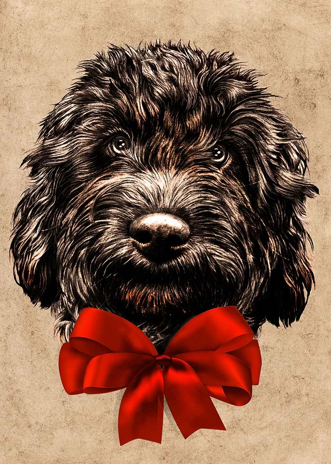 Dog Cute Vintage Puppy