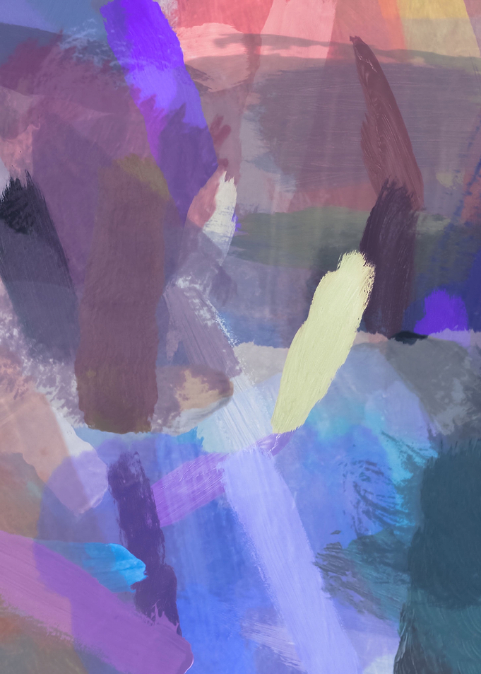 brush painting abstract