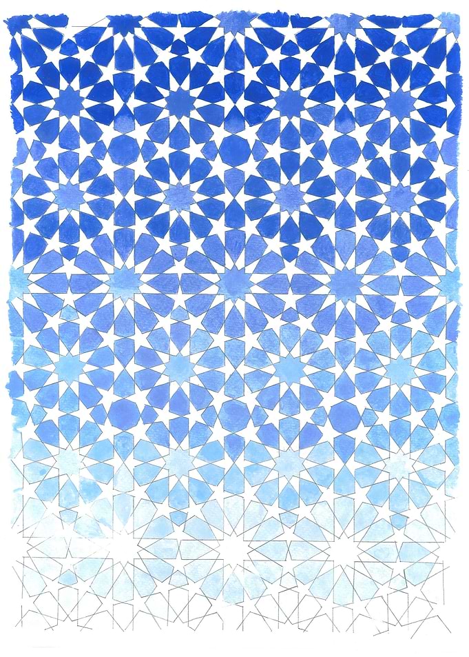 Eight shades of blue