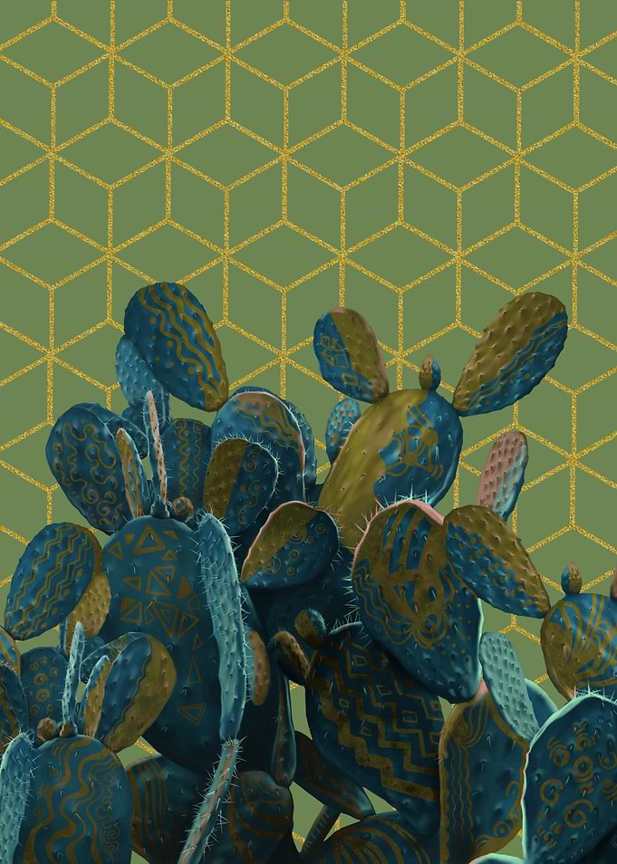 Desert garden gold