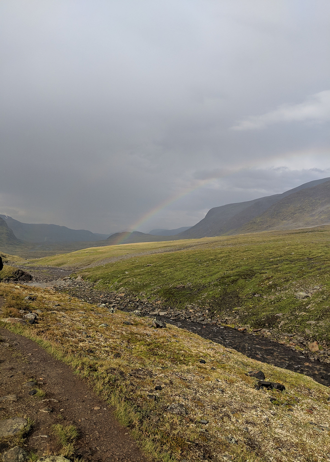 Kungsleden rainbow