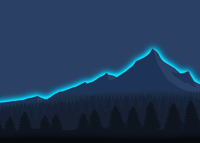 Night Time Mountain