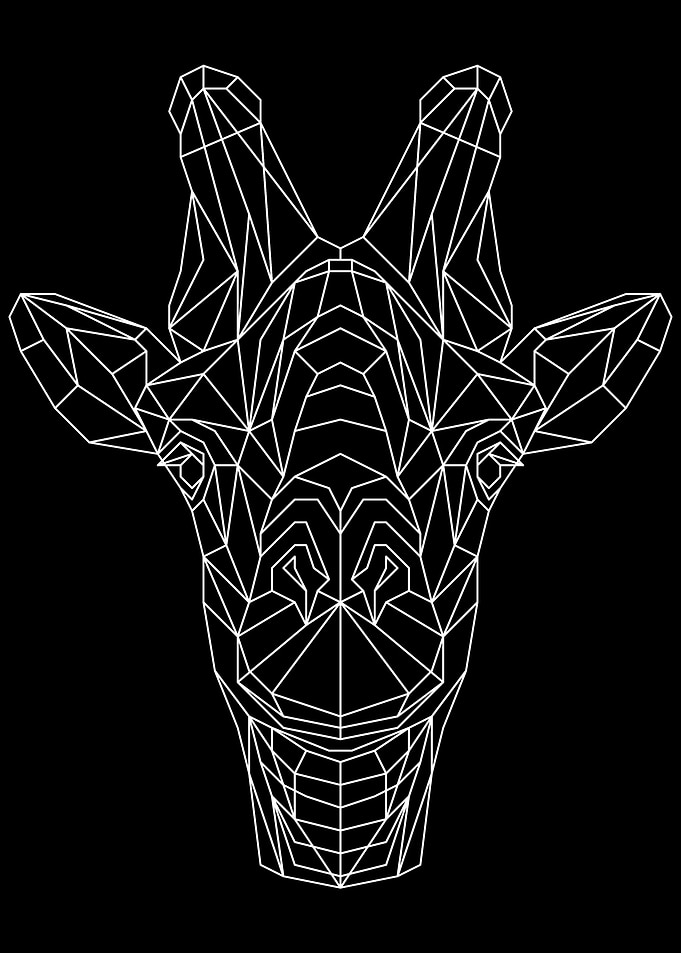 Giraffe 2 White