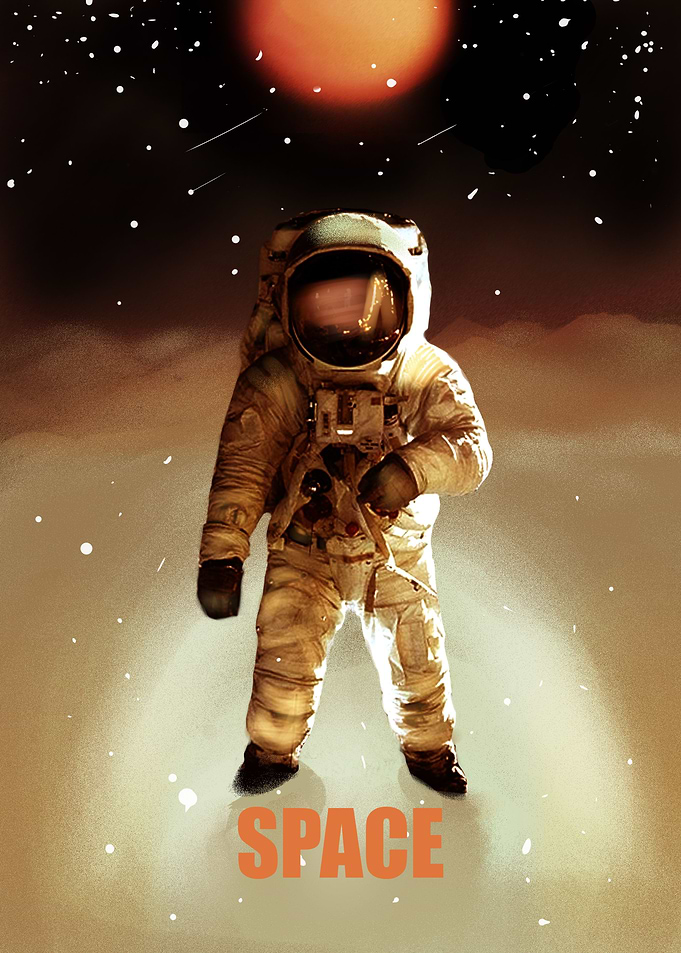 space and man