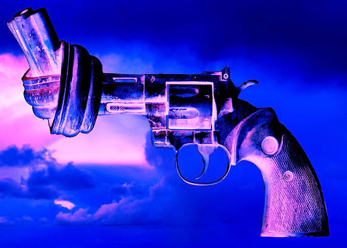 Pink Revolver Blue