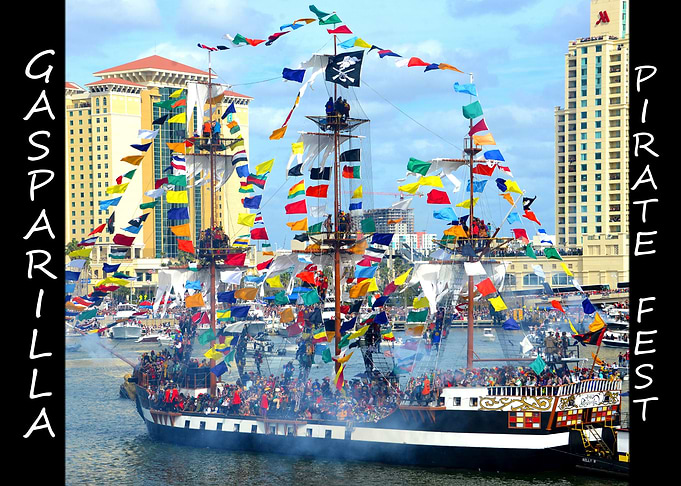 Gasparilla poster work A