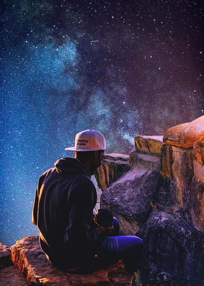 Up above