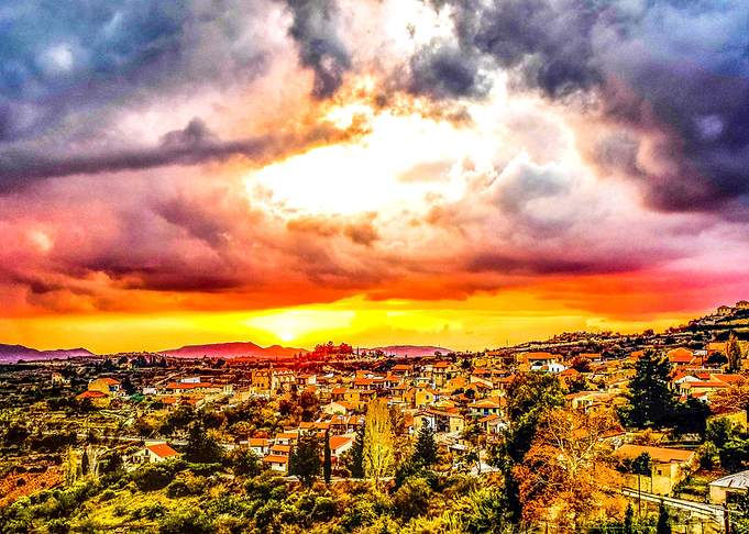 Colorful sunset
