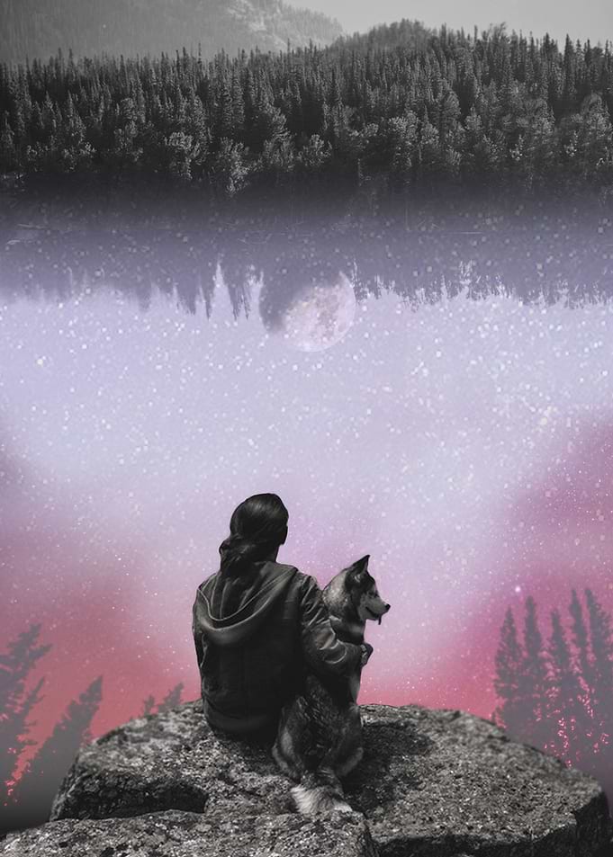 cosmic reflection in water