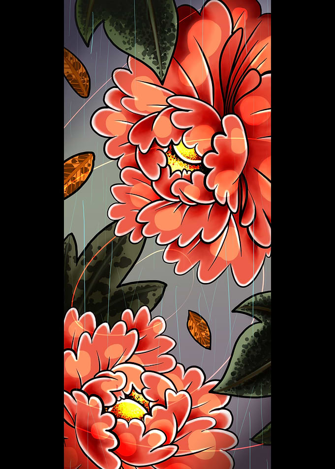 Facing Flowers