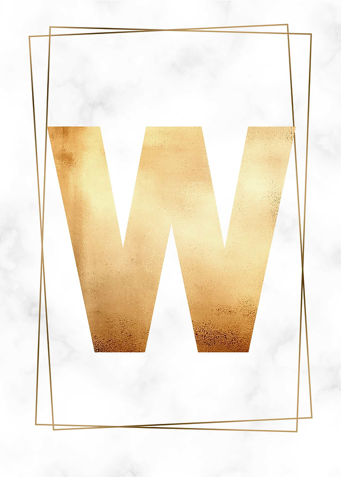 LETTER W
