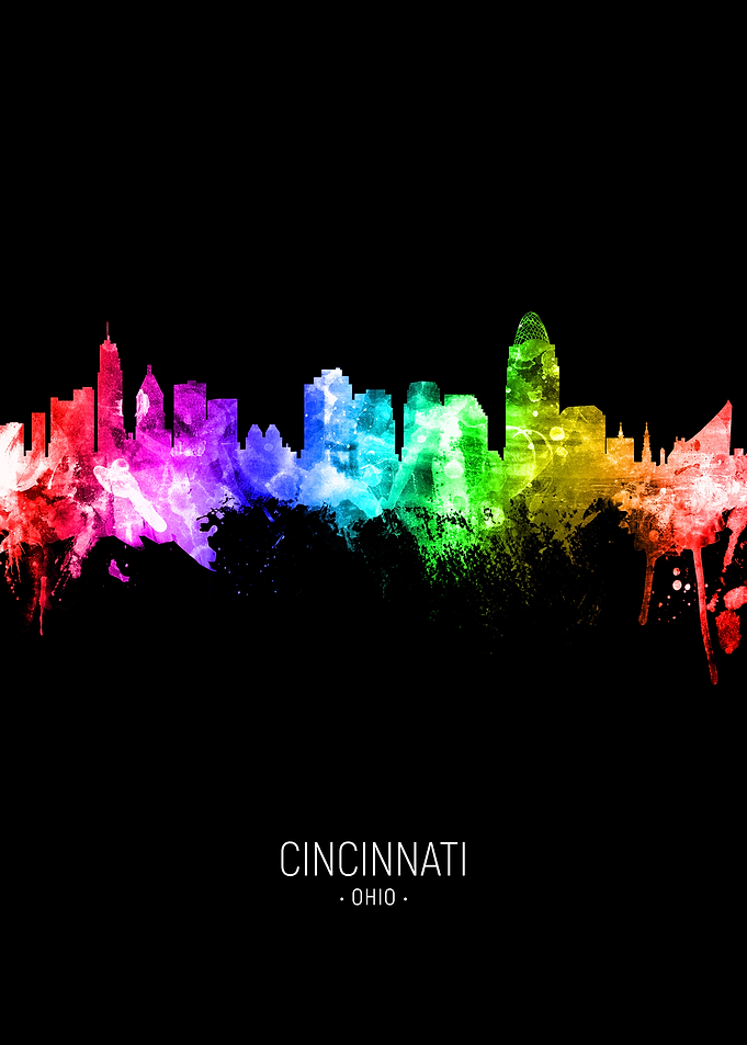 Cincinnati Ohio Skyline