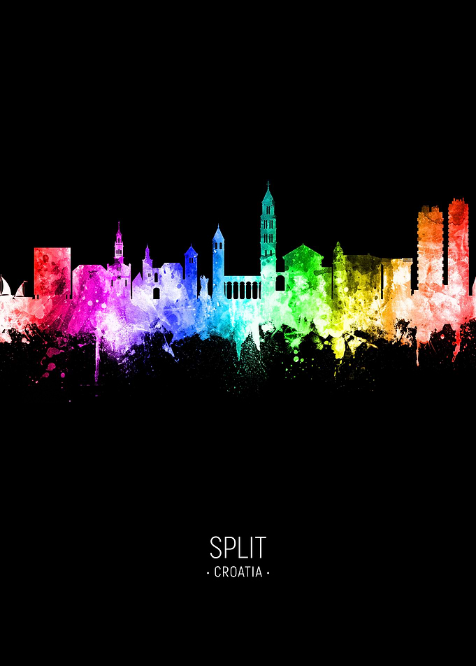 Split Croatia Skyline
