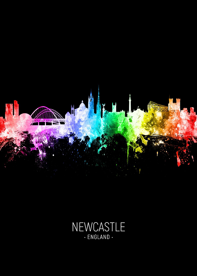 Newcastle England Skyline
