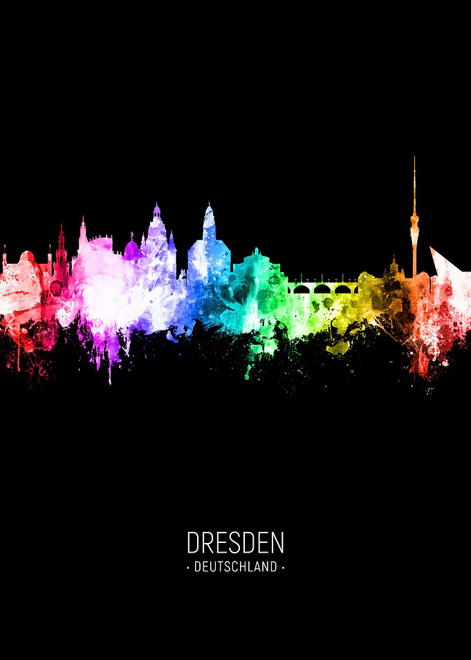 Dresden Germany Skyline