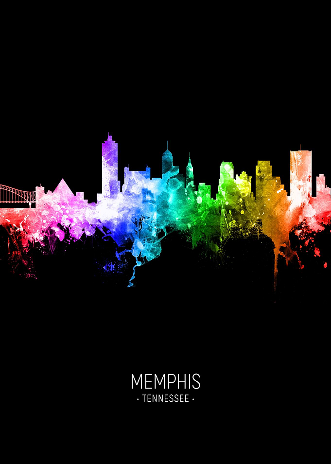 Memphis Tennessee Skyline