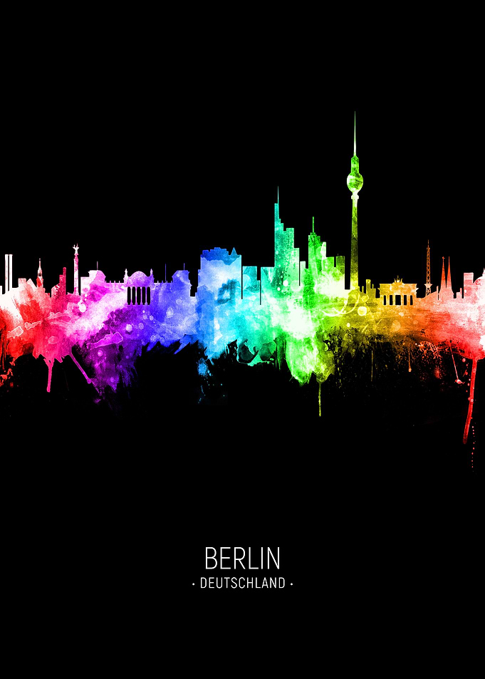 Berlin Germany Skyline