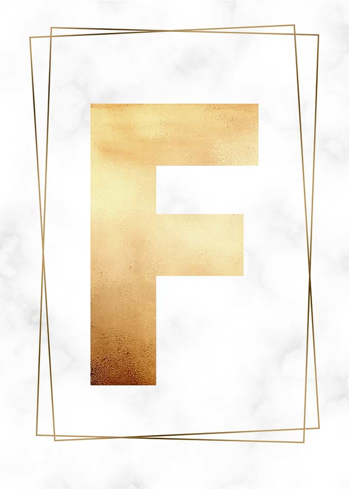 LETTER F